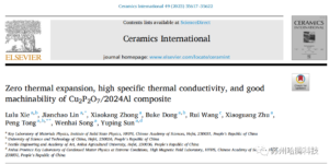 Use field assisted sintering technique to prepare ZTE The relevant results were published in Ceramics International