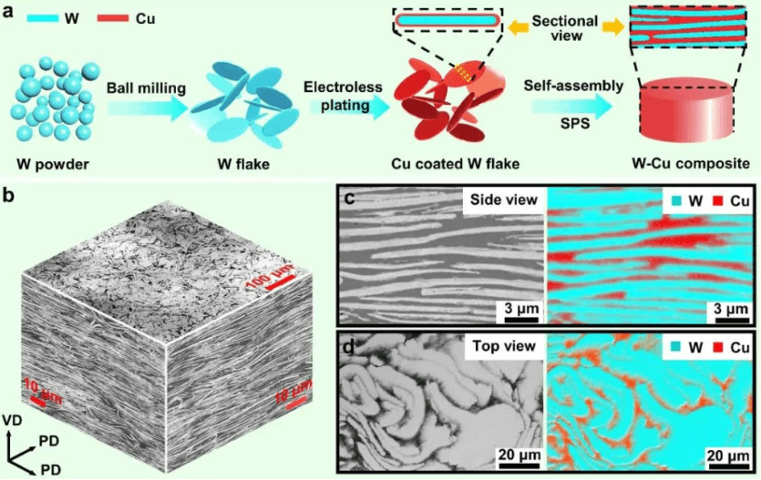 Using of SPS Spark Plasma Sintering Technology prepare Tungsten Copper Composite Material